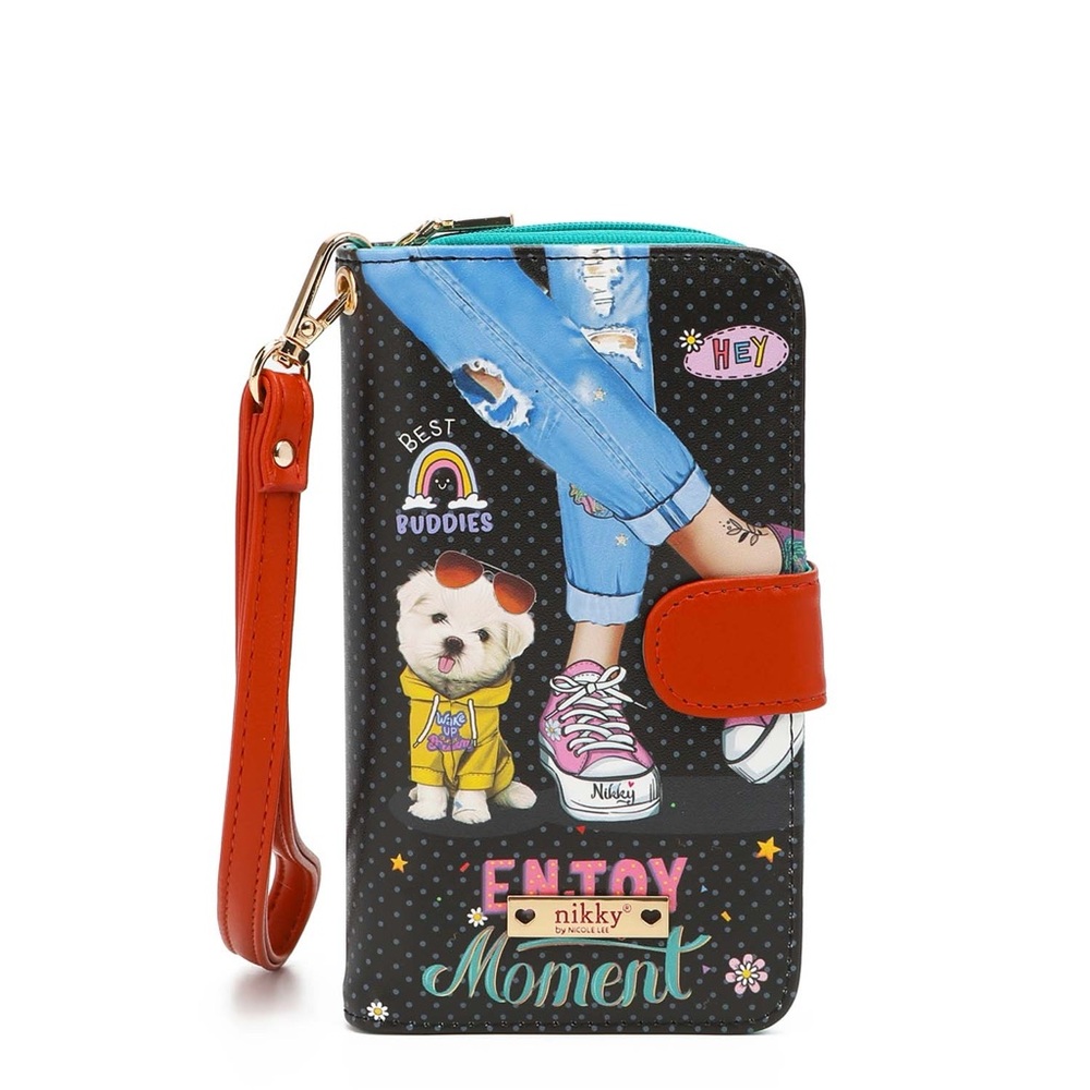 Nikky by Nicole Lee Enjoy Every Moment Wallet with Magnetic Closure